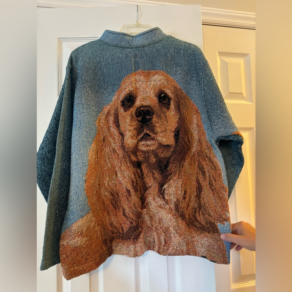 Vintage Cocker Spaniel Jacket 100% Cotton